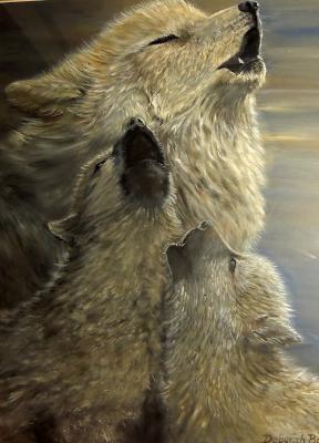 Animals - Singing Lessons - Acrylic On Board