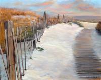 Dauphin Island Sunset - Acrylic On Canvas Paintings - By Deborah Boak, Realism Painting Artist