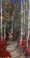 Aspen Trail - Acrylic Paintings - By Sue Kroll, Naturalism Painting Artist
