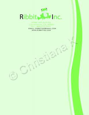 Business Cards  Letterheads - Ribbit Inc Letterhead - Business