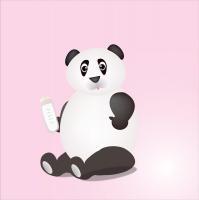 Baby Panda - Illustration Other - By Christiana K, 2D Other Artist