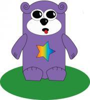 Rainbow Bear - Illustration Other - By Christiana K, 2D Other Artist