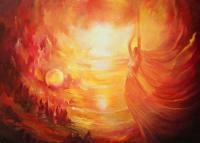 Garden Of The Heart - Oil On Canvas Paintings - By Freydoon Rassouli, Fusionart Painting Artist