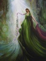 Divine Gardener - Oil On Canvas Paintings - By Freydoon Rassouli, Fusionart Painting Artist