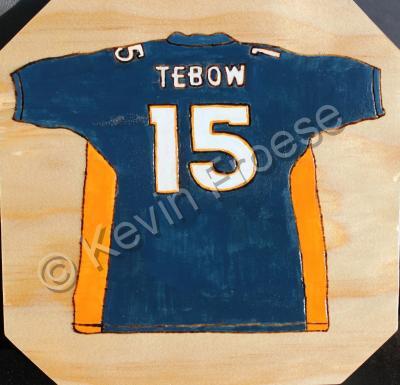 Sports - Tebow - Acrylics