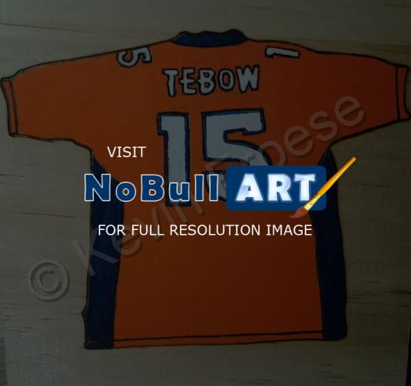 Sports - Tebow - Acrylics