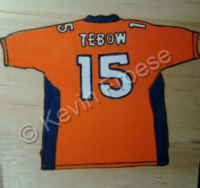 Sports - Tebow - Acrylics