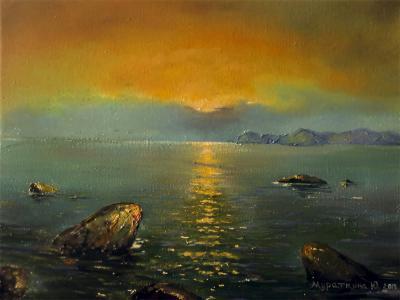 Seascape - Sea Symphony - Oil On Canvas