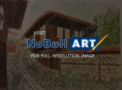 Pastel - Bulgarian Houses - Original