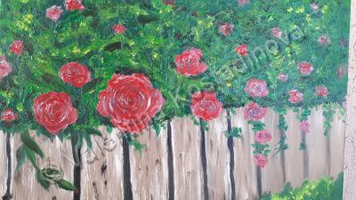 Oil Paintings - Roses - Oil