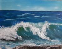 Sea - Original Paintings - By Valentina Kostadinova, Realism Painting Artist