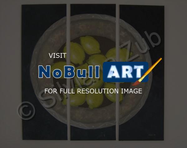 Silvianas Artwork - Lemons - Acrylic On Canvas