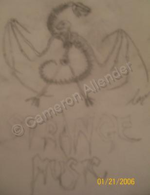 Tattoo-Sketch - Strange Music Tattoo Bobby Johnson - Graphite Sketch