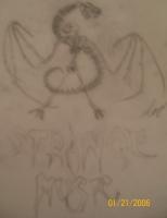 Tattoo-Sketch - Strange Music Tattoo Bobby Johnson - Graphite Sketch
