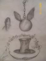 Is There Ever Enough Time - Graphite Sketch Drawings - By Cameron Allender, Young Dali Drawing Artist