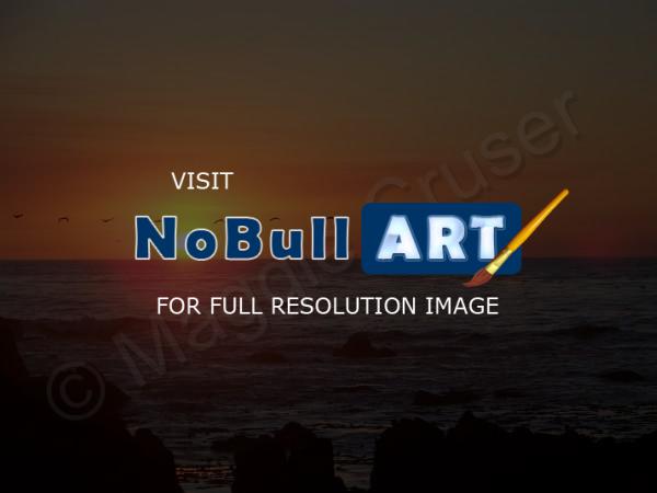 Beach  Sunset Series - Pelican In Flight - 2 - Digital Camera