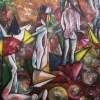 Carnal Devotion 2015 - Acrylic Paintings - By Birman Erika Anna, Figurative Modern Art Painting Artist