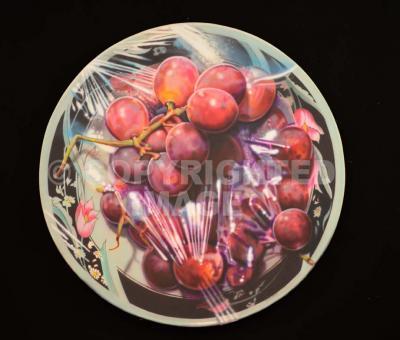 Circular - Globe Grapes - Acrylic On Canvas