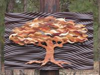 Albero Di Vita - Wood Woodwork - By Dan Flores, Marquetry Woodwork Artist
