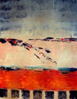 Souls Perfection I - Monotype Print Printmaking - By Nola Tresslar, Abstract Printmaking Artist