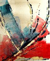 Sarayu - Monotype Print Printmaking - By Nola Tresslar, Abstract Printmaking Artist