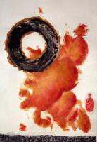 Summer Solstice - Sumi-Collage Paintings - By Nola Tresslar, Asian Painting Artist