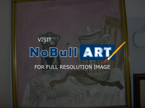 1 - Naturmort 1 - Oil On Canvas