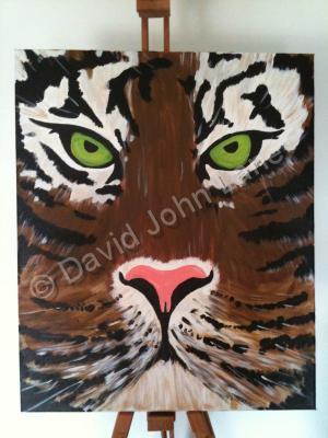 Nature - Tiger Face - Acrylic