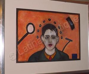 Latinartantique - Portrait Julio Galan - Mixed