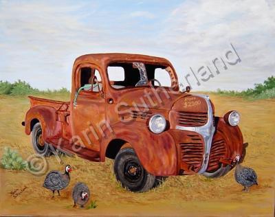 Vehicles - Just A Tad Redneck - Oil On Canvas