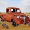 Just A Tad Redneck - Oil On Canvas Paintings - By Karin Sutherland, Realism In Oil Paintings Painting Artist