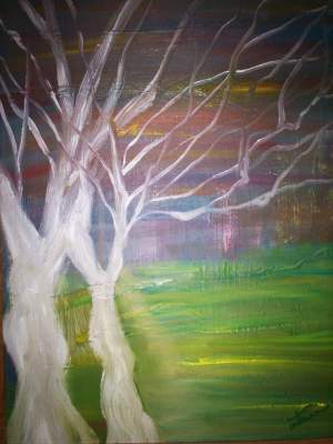 Abstract - Branches - Oil On Canvas