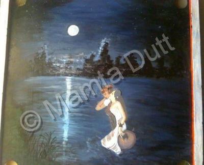 Artpaintingsnature Scene - Sohni Mahival Night - Acrylics