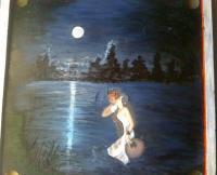 Artpaintingsnature Scene - Sohni Mahival Night - Acrylics