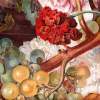Grapes And Flowers - Watercolor Paintings - By Artist Irina Sztukowski, Realism Painting Artist