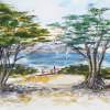 Carmel By The Sea - Watercolor Paintings - By Artist Irina Sztukowski, Realism Painting Artist
