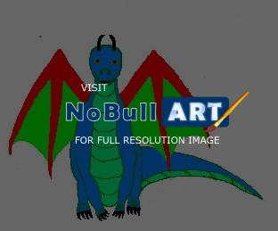 Random Other Art - A Random Dragon - Digital Paint