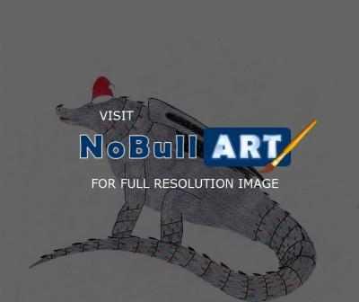 Random Other Art - Christmas Dragon - Good Ol Pencil