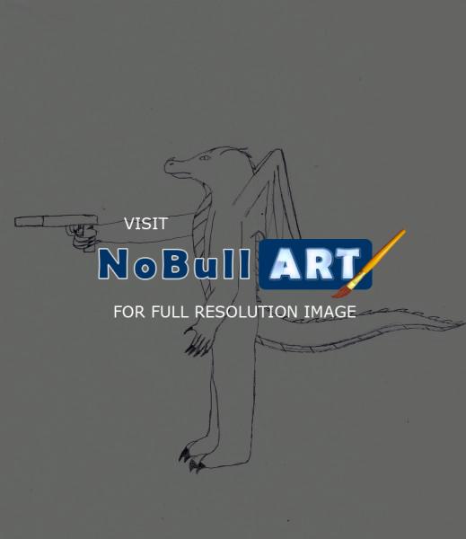 Random Other Art - Anthro With A Gun - Good Ol Pencil