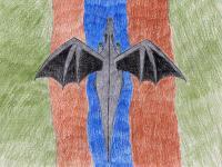 Flight - Colored Pencils And Paper Drawings - By Nathan Bartosek, Fantasy Drawing Artist