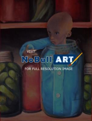 Misc Artwork - Canned Goods - Acrylic On Canvas