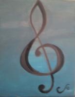 Blues Me - Acrylic Paintings - By Cecilia Knox, Abstract Painting Artist