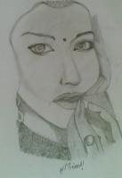 My Creations - Indian Culture - 2B 3B Pencils And Eraser