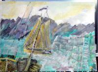 Scenery - The Old Moorings - Acrylic