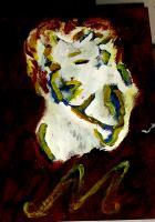 Marilyn Monro Abstract - Acrylic Paintings - By David Jarrett, Abstract Painting Artist
