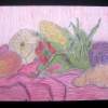 Veggie Still Life - Pencilcolor Pencil Drawings - By Jonathon Rosemond, Realism Drawing Artist