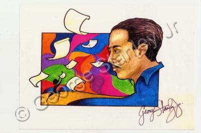 Colors Of Emotions - Spirit Of Langston Hughes - Watercolor And Markers