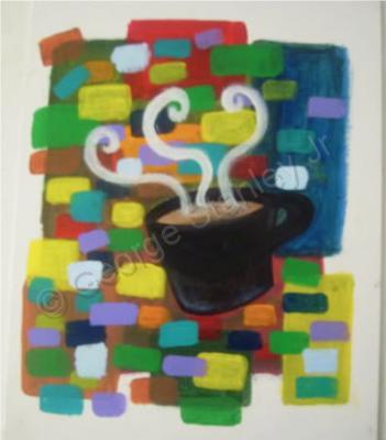 Colors Of Emotions - Colorful Coffee - Acrylics