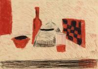 My Artworks - Table And Chess - Pastel