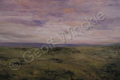 Landscape - Across The Midlands - Oil On Canvas